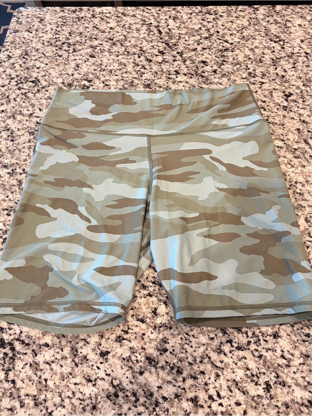 NWOT aerie Olive Women’s XXLCamo High-Waist Bike Shorts